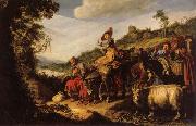 LASTMAN, Pieter Pietersz. Abraham on the Way to Canaan china oil painting reproduction